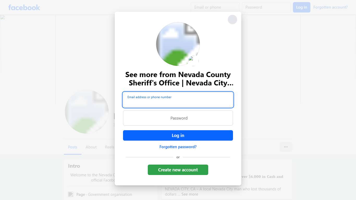 Nevada County Sheriff's Office Nevada City CA Facebook